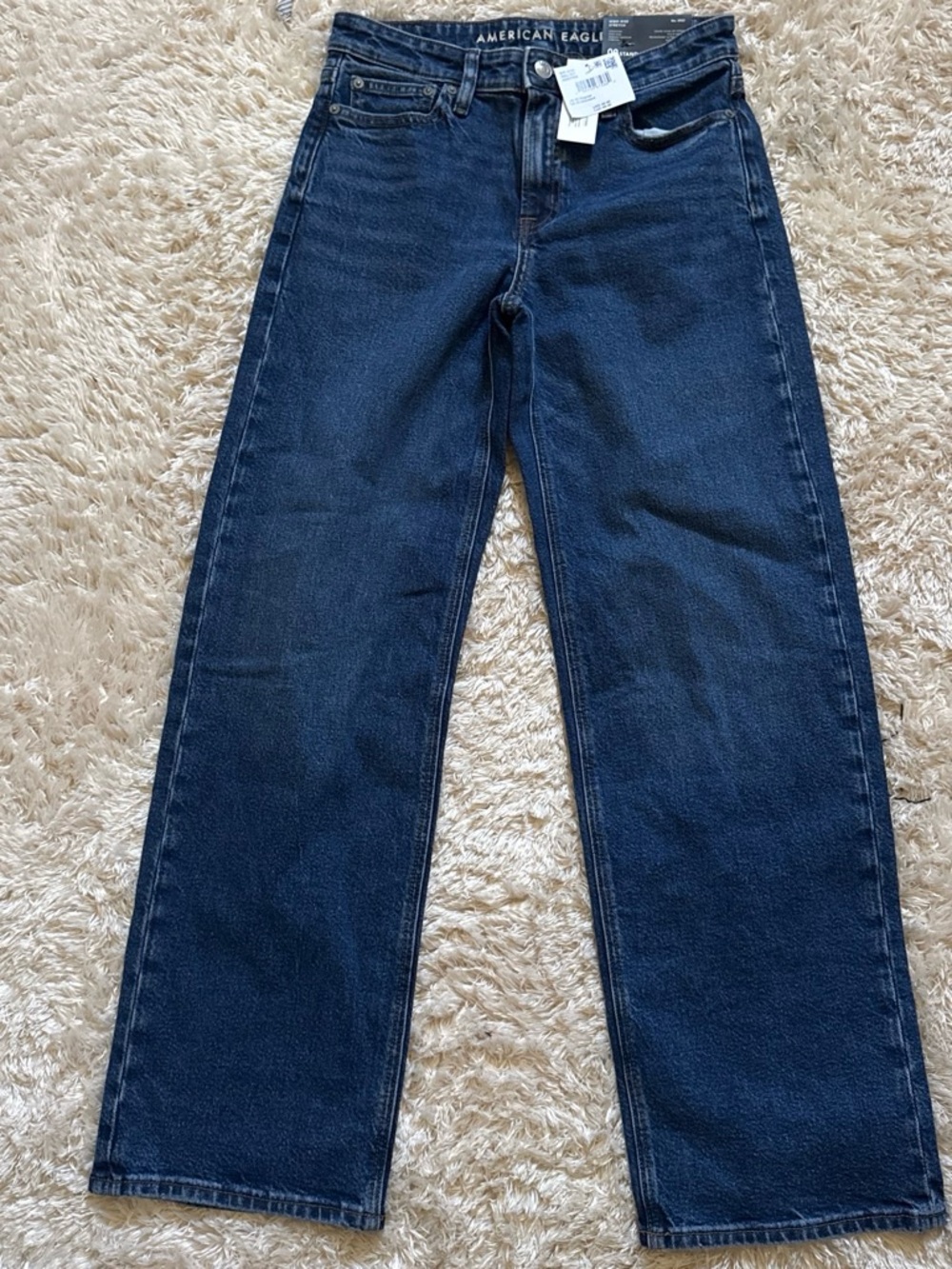 American Eagle Outfitters Men’s Dark Indigo Straight Jeans